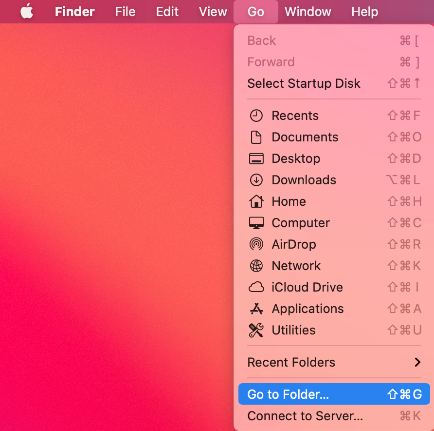 Delete Temp Files on Mac Via Finder