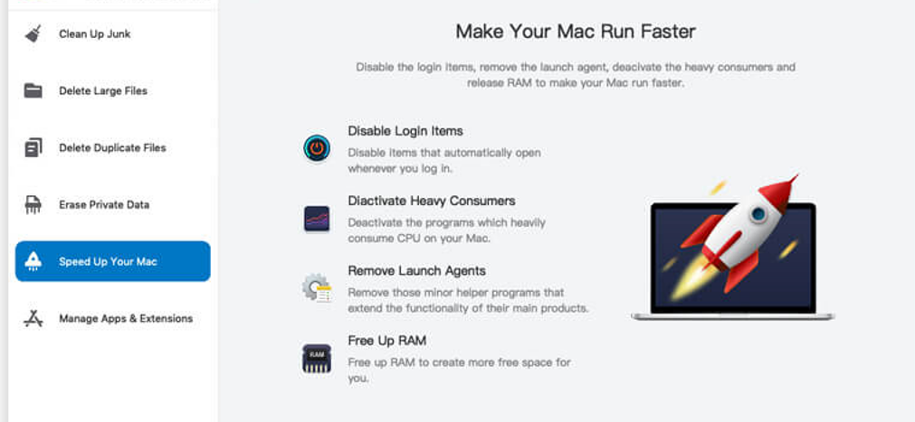 launch Mac cleaner