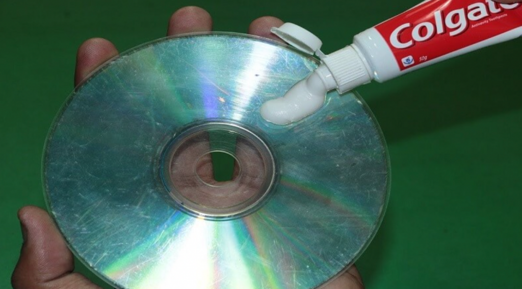 How to Fix A Scratched DVD with Toothpaste