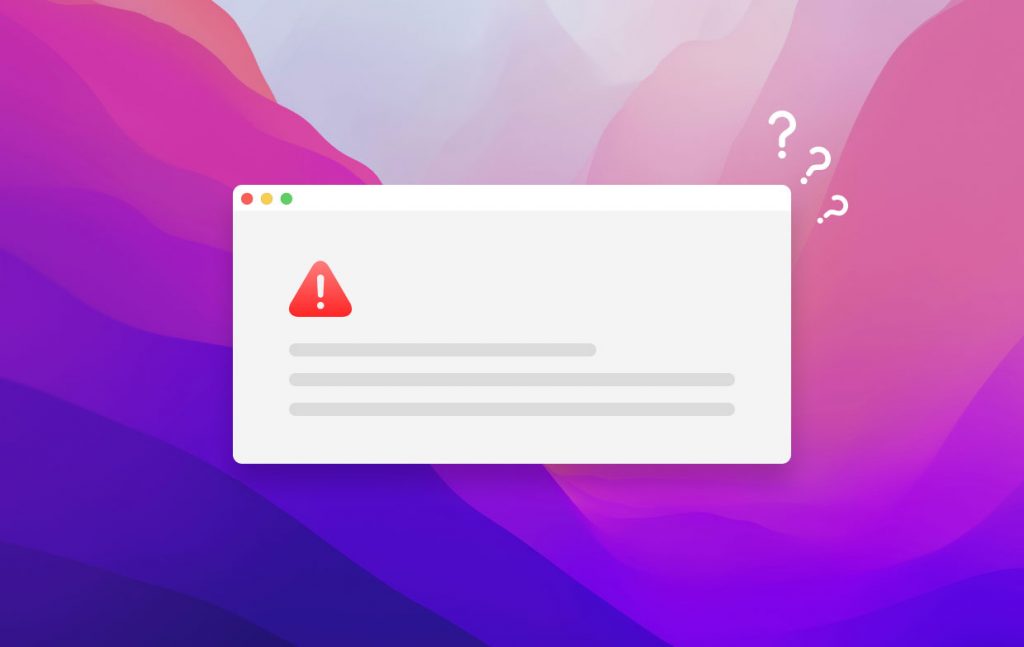 Safari certificate errors
